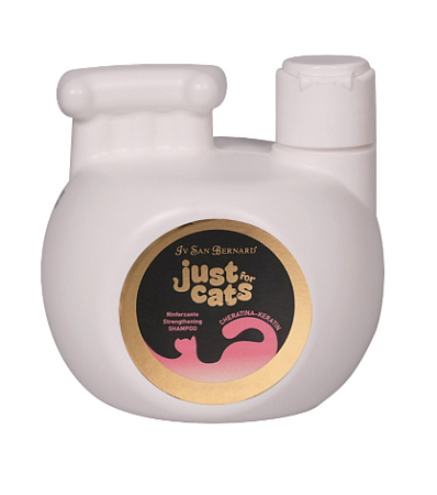Купить iv san bernard just for cats keratin восстанавливающий шампунь для кошек для любого типа шерсти