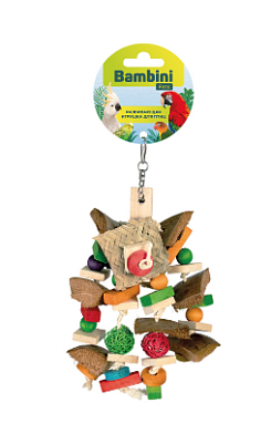 Bambini Pets игрушка для крупных попугаев "Кокосовый переполох"