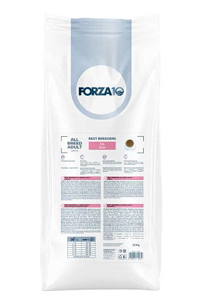 Купить forza10 best breeders all breed adult сухой корм для взрослых собак всех пород со свининой