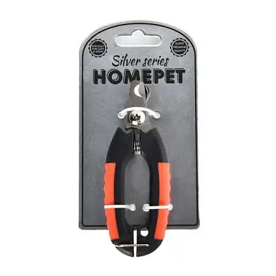 Homepet SILVER SERIES когтерез секатор с фиксатором для собак и кошек