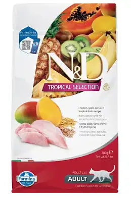 Farmina N&D Cat Tropical Selection Chicken Adult сухой корм для взрослых кошек с курицей
