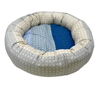 ZOOexpress Лежанка для кошек и собак пухлик круглый, ассорти