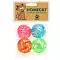 Homecat Игрушка для кошек Мячи пластиковые Калейдоскоп с колокольчиком