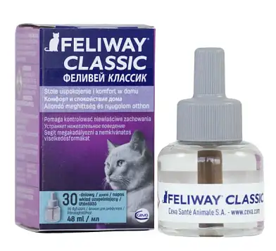 Feliway Classic флакон для диффузора для коррекции поведения кошек