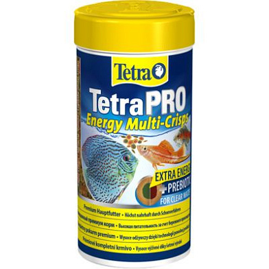 Tetra TetraPRO Energy корм чипсы для всех видов рыб для дополнительной энергии