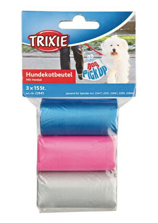 Купить trixie Пакеты для уборки за собаками цветные