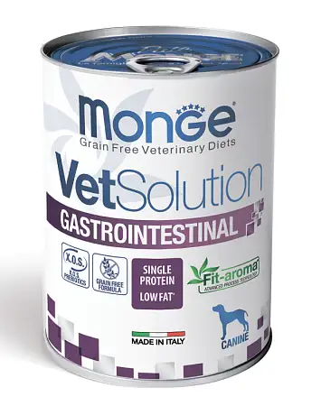 Купить monge vetsolution dog gastrointestinal консервы для взрослых собак всех пород при заболеваниях ЖКТ