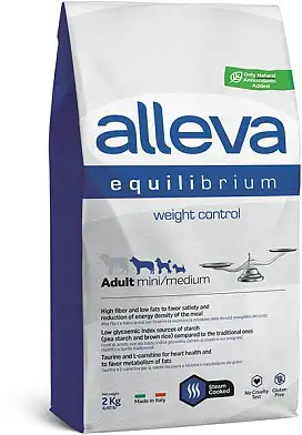 Alleva Equilibrium Dog Weight Control сухой корм для взрослых собак мелких и средних пород для контроля веса