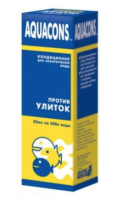 Зоомир Aquacons Кондиционер для аквариумной воды, против улиток