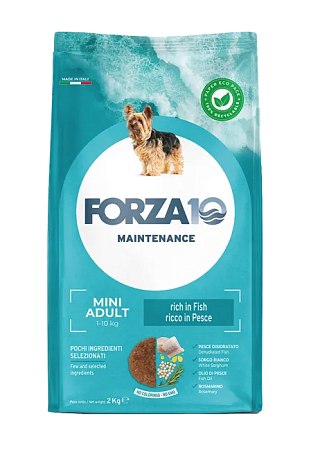 Купить forza10 maintenance adult mini pesce сухой корм для взрослых собак мелких пород, с рыбой