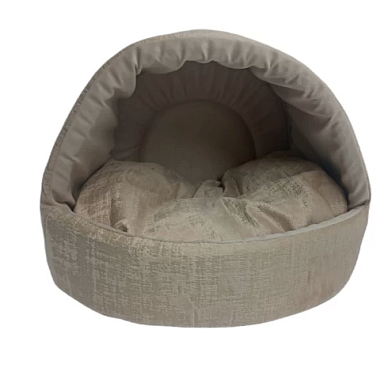 HOMEPET Indigo latte №1 домик эстрада бежево-золотистый для собак и кошек