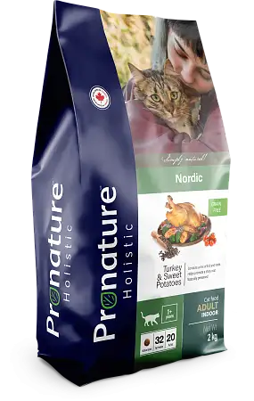 Купить pronature holistic Нордико сухой беззерновой корм для кошек всех возрастов с домашней птицей
