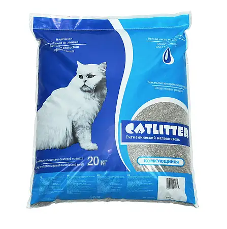 Купить cat litter наполнитель для кошек комкующийся