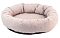 ZOOexpress Лежанка для кошек и собак пухлик круглый Nord, бежевый