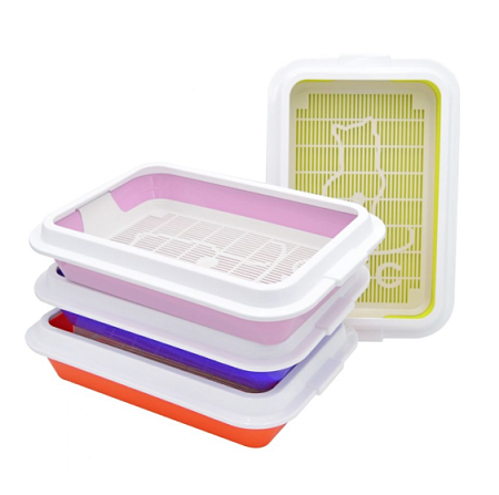 Купить zooexpress туалет для кошек "Кис" большой с сеткой и рамкой