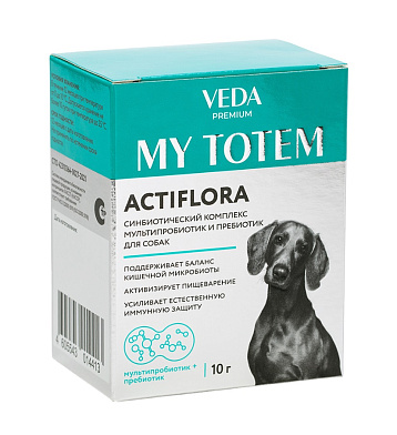 Веда MY TOTEM ACTIFLORA синбиотический комплекс для собак