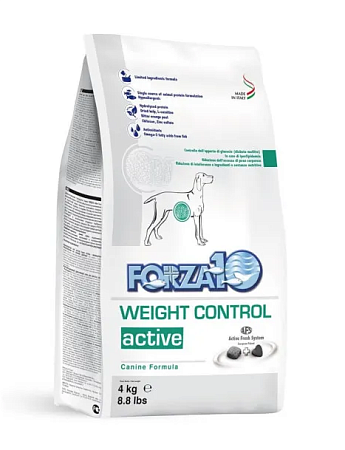 Купить forza10 active weight control сухой корм для взрослых собак с избыточным весом, с рыбой
