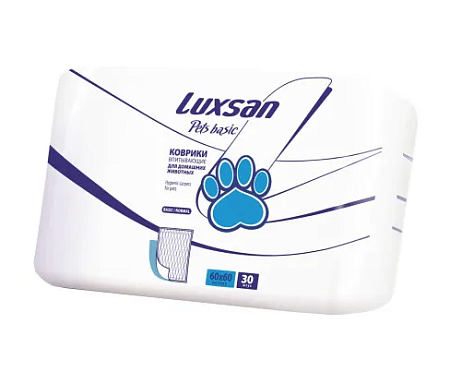Купить luxsan basic коврики впитывающие для собак и кошек