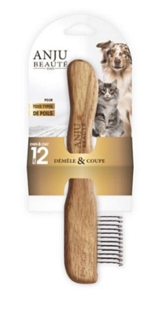 Купить anju beauté Расческа-пуходерка для собак и кошек, 12 лезвий