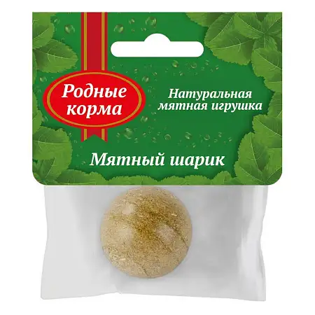 Купить Родные корма игрушка для кошек мятный шарик