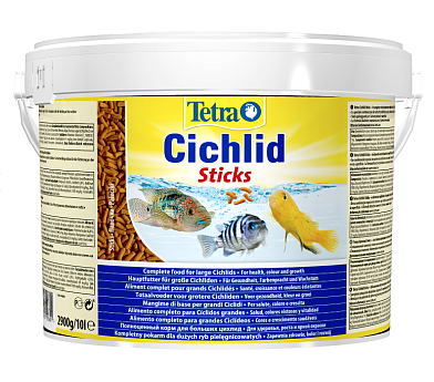 TetraCichlid Sticks корм для всех видов цихлид и других крупных рыб в палочках