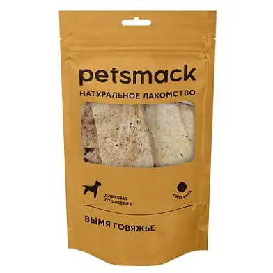 Petsmack лакомства для собак вымя говяжье