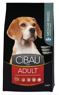 Farmina Cibau Adult Medium сухой корм для собак средних пород с курицей
