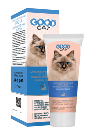 Купить good cat мультивитаминная паста с маслом лосося для кошек