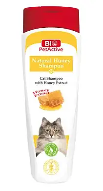 BioPetActive шампунь с натуральным медом для кошек