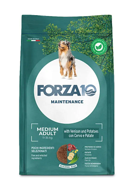 Forza10 Maintenance Dog Adult Medium сухой корм для взрослых собак средних пород с олениной и картофелем