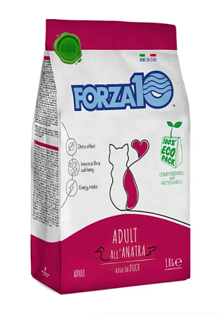 Купить forza10 maintenance adult anatra сухой корм для взрослых кошек, с уткой
