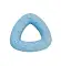 HOMEPET TPR FOAM Puppy игрушка для собак треугольник голубой