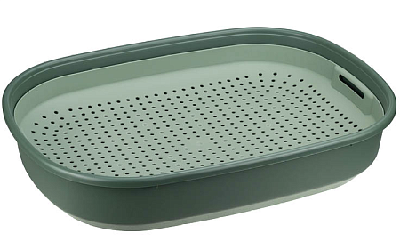 Купить Лоток для кошек ЛЯ-МУРР с сеткой нефритовый