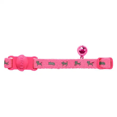 Купить hunter smart ошейник для кошек neon нейлон розовый