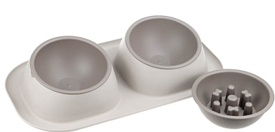 Миска для собак и кошек ТВИКС МАКСИ + подарок (миска) капучино