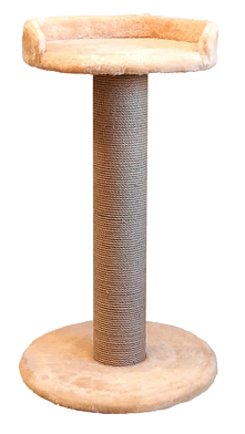 ZOOexpress когтеточка с полкой для кошек Мега столбик, джут