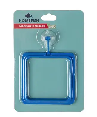 HOMEFISH кормушка на присоске квадратная
