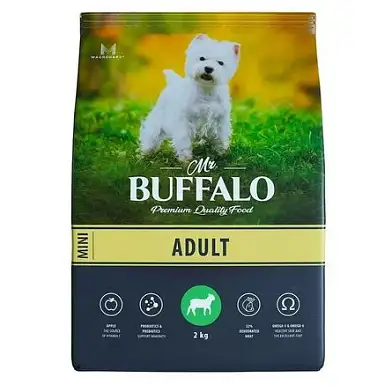 Mr.Buffalo ADULT MINI сухой корм для взрослых собак мелких пород, ягненок